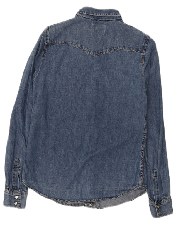 Levi's Womens Classic Fit Denim Shirt UK 6 XS Blue