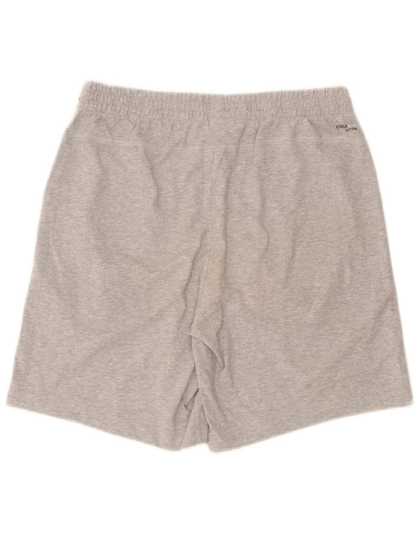 Adidas Mens Climalite Sport Shorts Medium  Grey Flecked Cotton