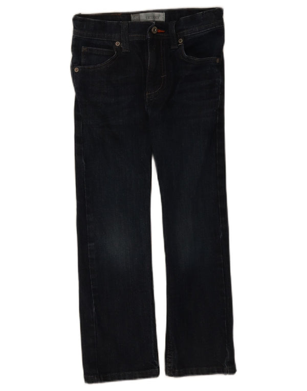 Lee Boys Skinny Jeans 6-7 Years W22 L21 Navy Blue Cotton