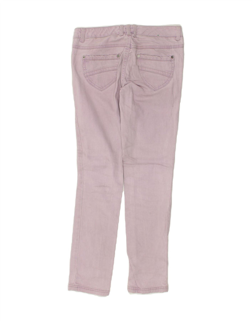 BENETTON Girls Slim Jeans 10-11 Years XL W28 L28  Purple Cotton | Vintage Benetton | Thrift | Second-Hand Benetton | Used Clothing | Messina Hembry 