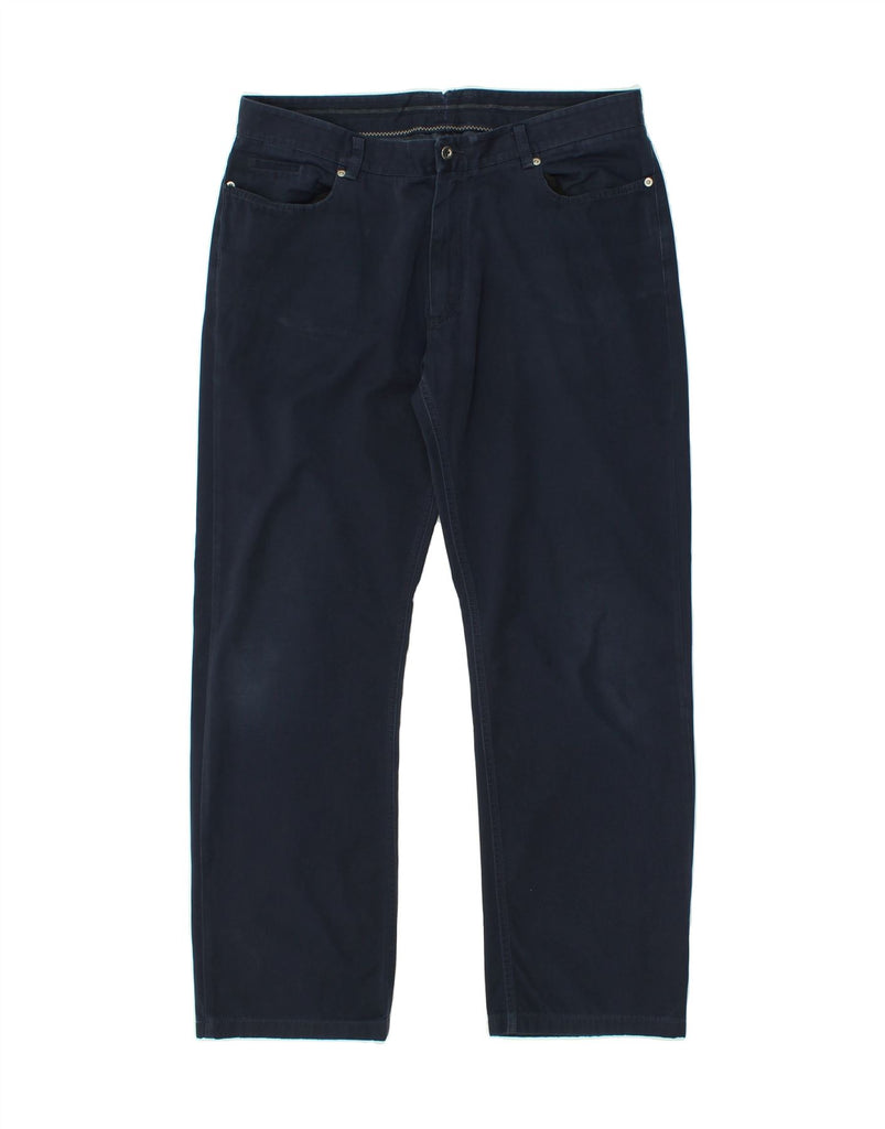 AVIREX Mens Straight Casual Trousers W38 L29 Navy Blue Cotton Vintage Avirex and Second-Hand Avirex from Messina Hembry 