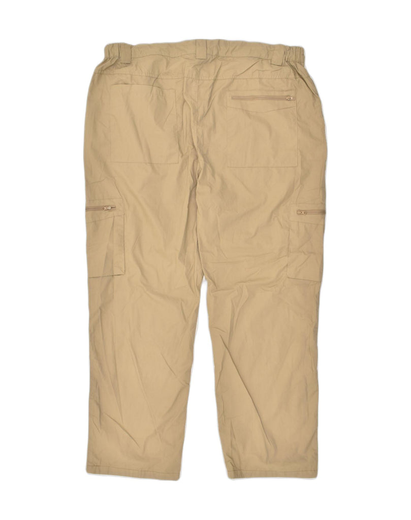 MOUNTAIN WAREHOUSE Mens Tapered Cargo Trousers W40 L28  Beige Polyester | Vintage Mountain Warehouse | Thrift | Second-Hand Mountain Warehouse | Used Clothing | Messina Hembry 