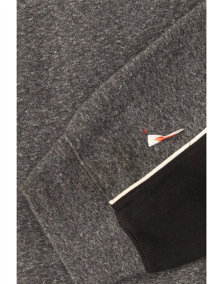 Champion Mens Tracksuit Top Jacket 3XL Grey Colourblock Cotton