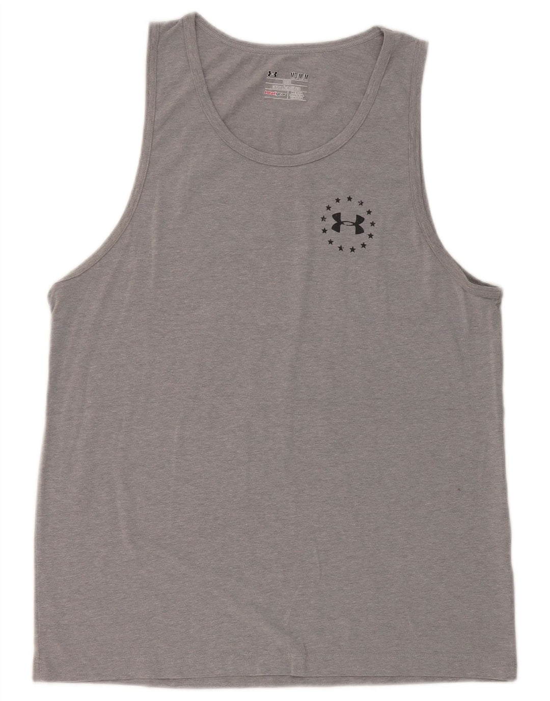 Under Armour Womens Heat Gear Graphic Vest Top UK 14 Medium Grey