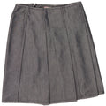 Max & Co. Womens Pleated Skirt UK 12 Medium W30 Navy Blue Cotton