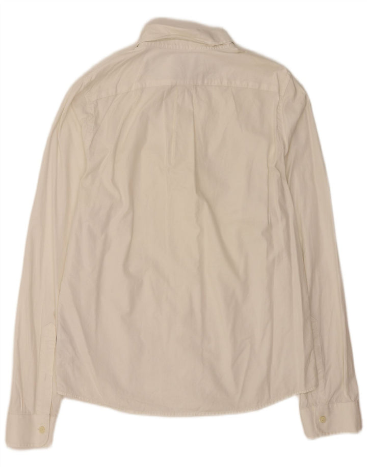 Abercrombie & Fitch Mens Shirt XL White Cotton