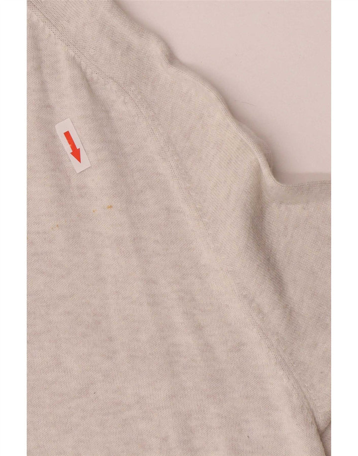 Penguin Mens Boat Neck Jumper Sweater 2XL Grey Cotton