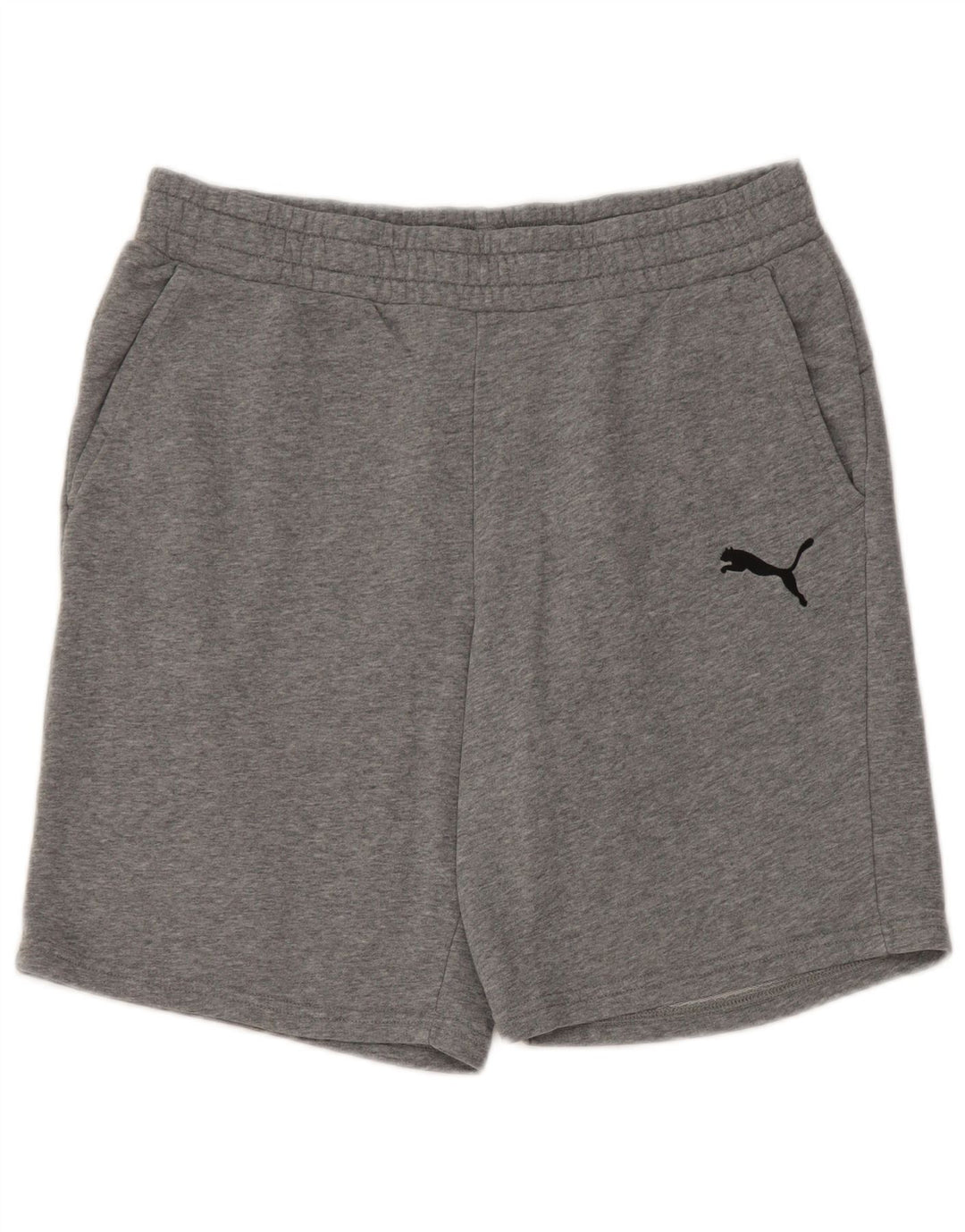 Puma Mens Sport Shorts Large  Grey Flecked Cotton