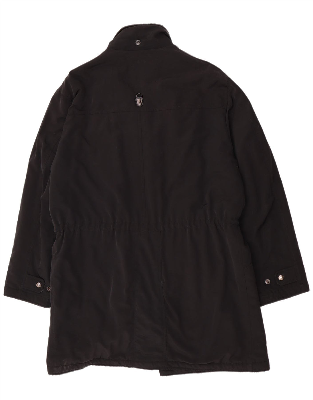 Piero Guidi Mens Overcoat UK 42 XL Black Polyester