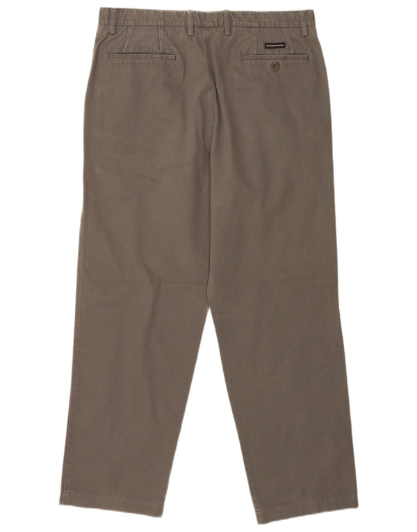 Marlboro Classics Mens Straight Chino Trousers EU 54 2XL W36 L29 Grey