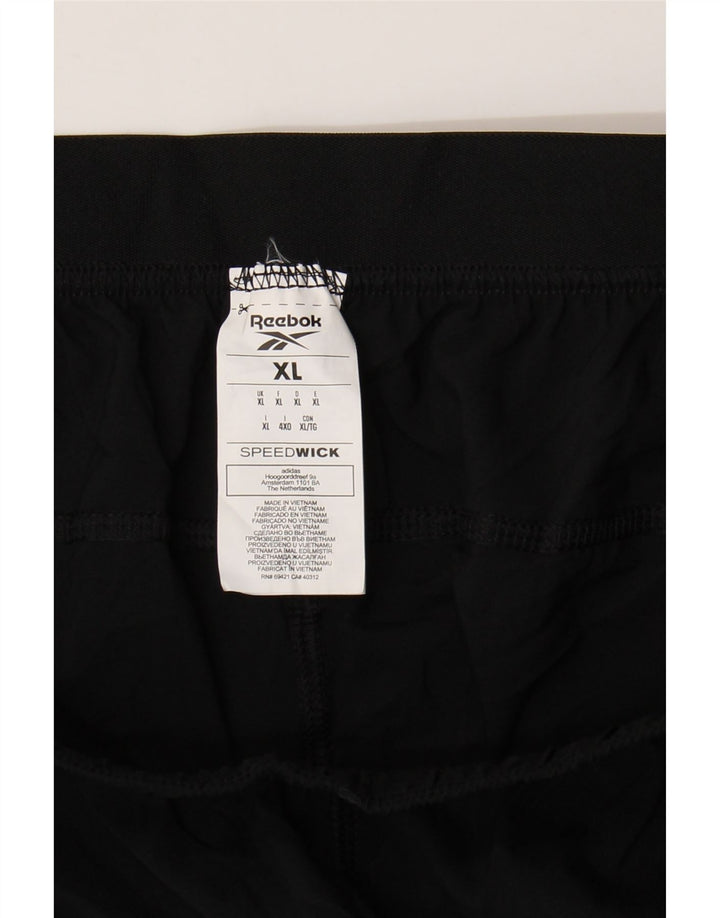 Reebok Mens Sport Shorts XL  Black Polyester