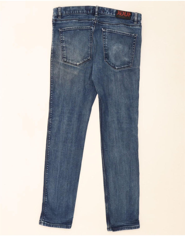 Hugo Boss Mens Slim Jeans W34 L34 Blue Cotton