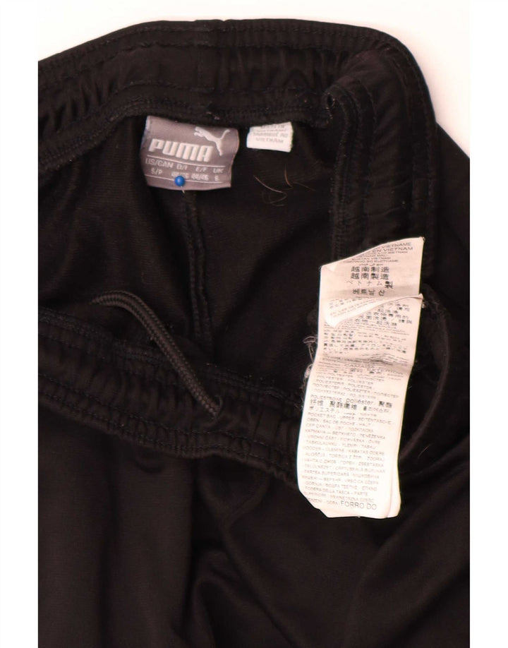 Puma Mens Tracksuit Trousers Small Black Polyester