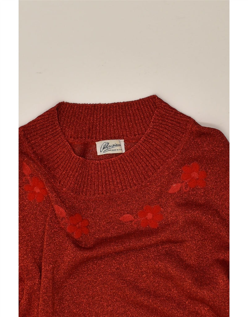 VINTAGE Womens Turtle Neck Jumper Sweater IT 48 XL Red | Vintage Vintage | Thrift | Second-Hand Vintage | Used Clothing | Messina Hembry 