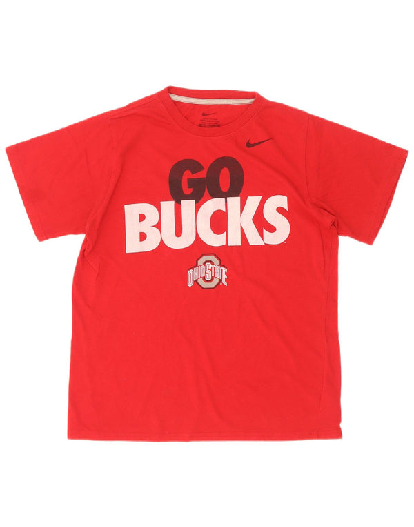 Nike Boys Graphic T-Shirt Top 13-14 Years XL Red Cotton
