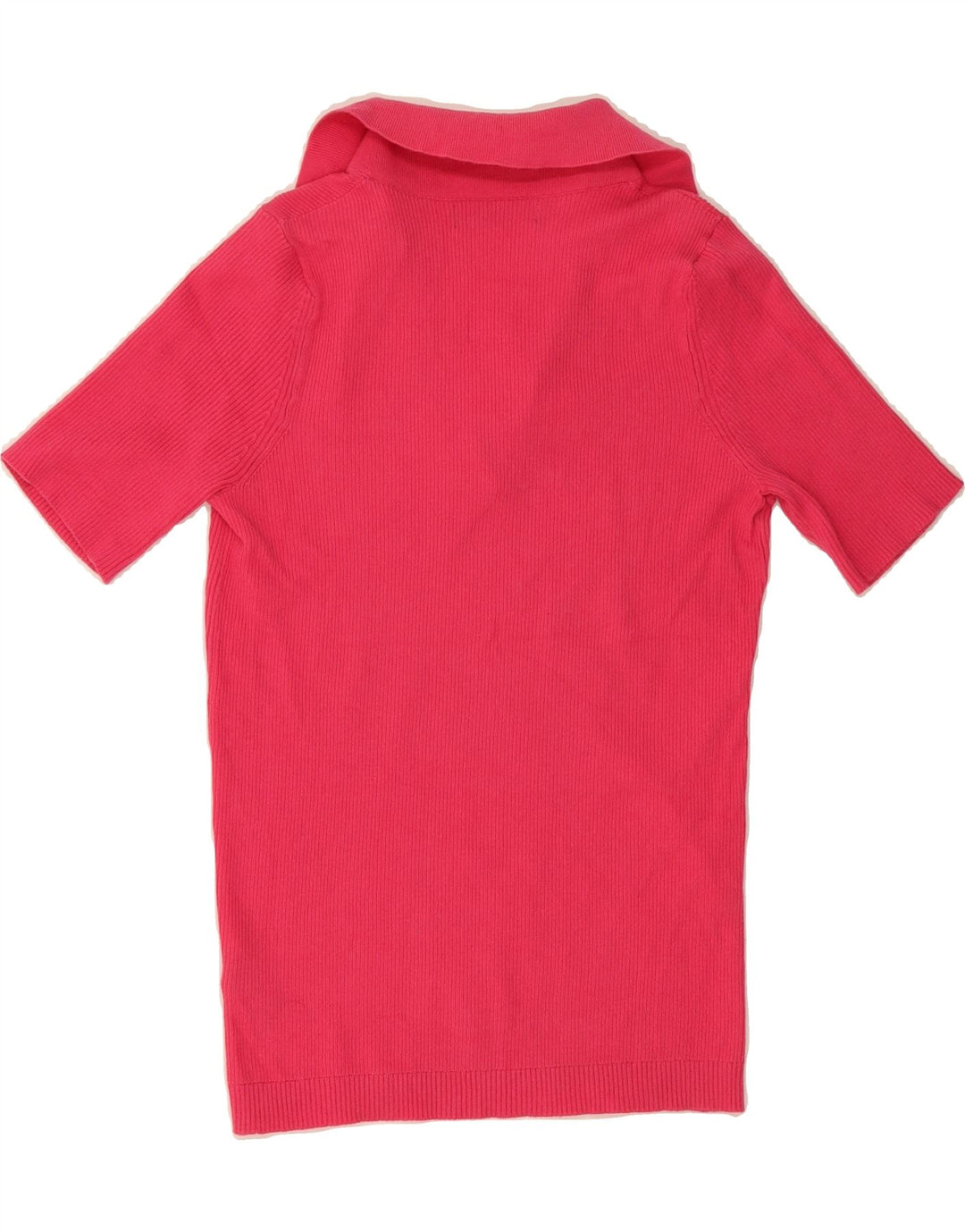 MARKS & SPENCER Womens Polo Neck Jumper Sweater UK 10 Small Pink Vintage Marks & Spencer and Second-Hand Marks & Spencer from Messina Hembry 