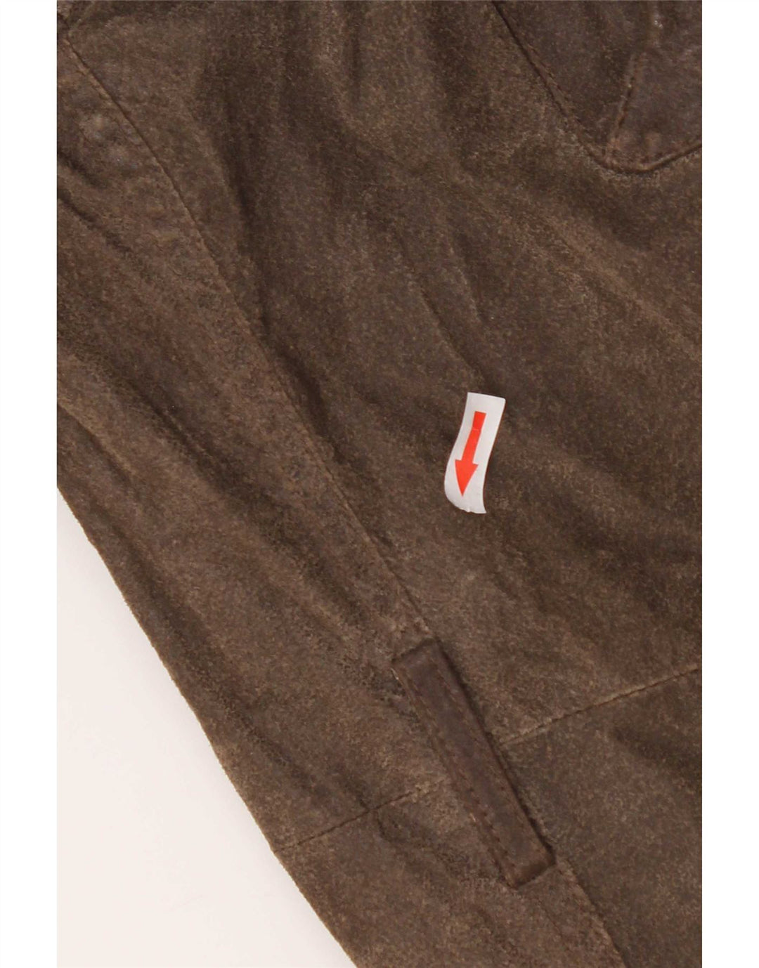 Vintage Mens Motorcycle Leather Utility Jacket UK 38 Medium Brown