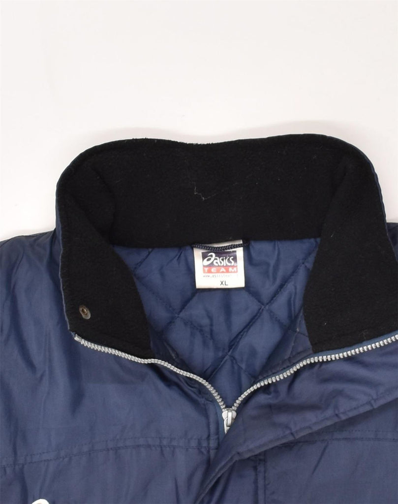 OASIS Mens Windbreaker Jacket UK 42 XL Navy Blue Polyester | Vintage Oasis | Thrift | Second-Hand Oasis | Used Clothing | Messina Hembry 