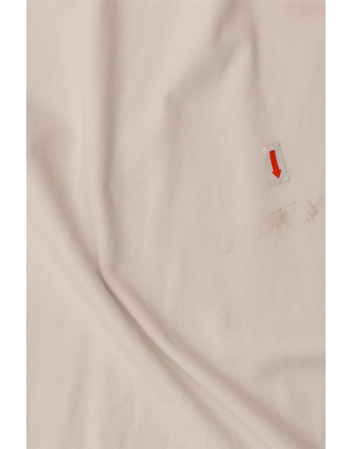 NORTH SAILS Mens Graphic T-Shirt Top XL White Cotton