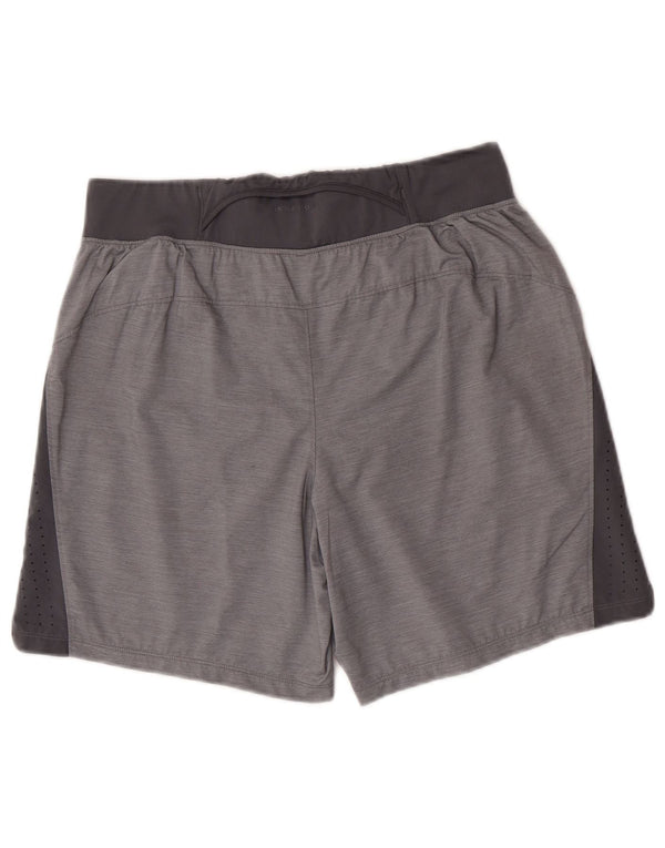 Under Armour Mens Sport Shorts Large Grey Colourblock Polyester