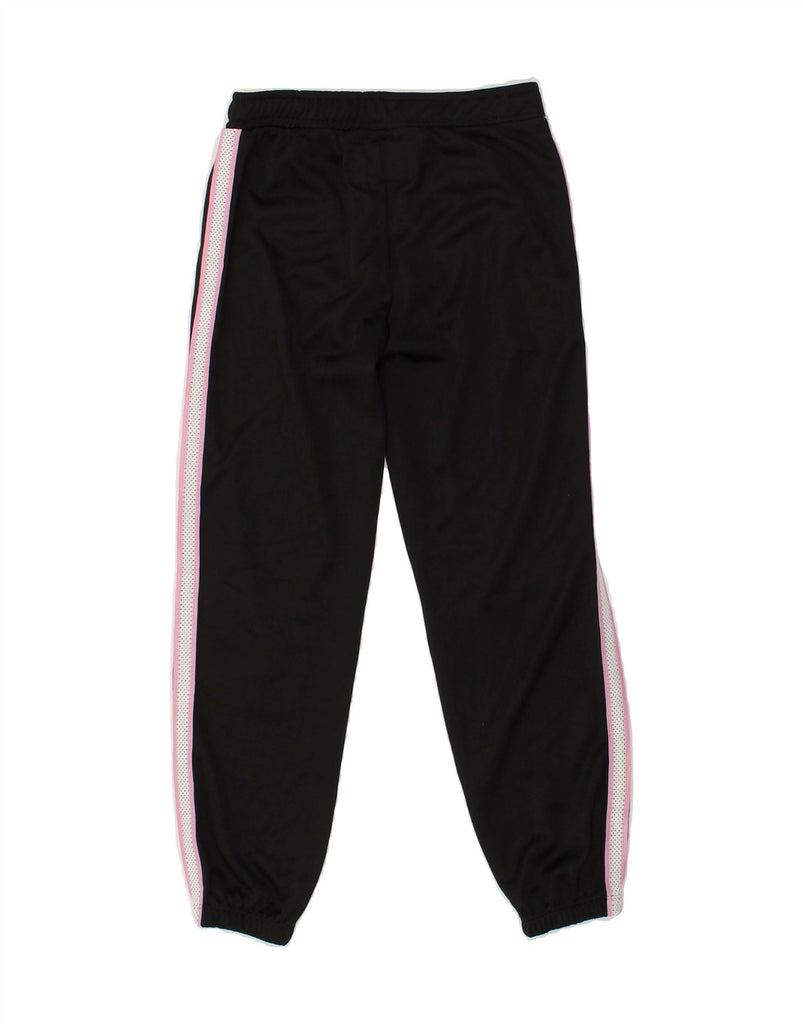 DIADORA Girls Tracksuit Trousers Joggers 5-6 Years XS  Black Polyester | Vintage Diadora | Thrift | Second-Hand Diadora | Used Clothing | Messina Hembry 