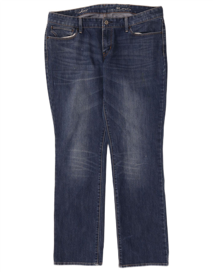 LEVI'S Womens Straight Jeans W32 L31 Blue