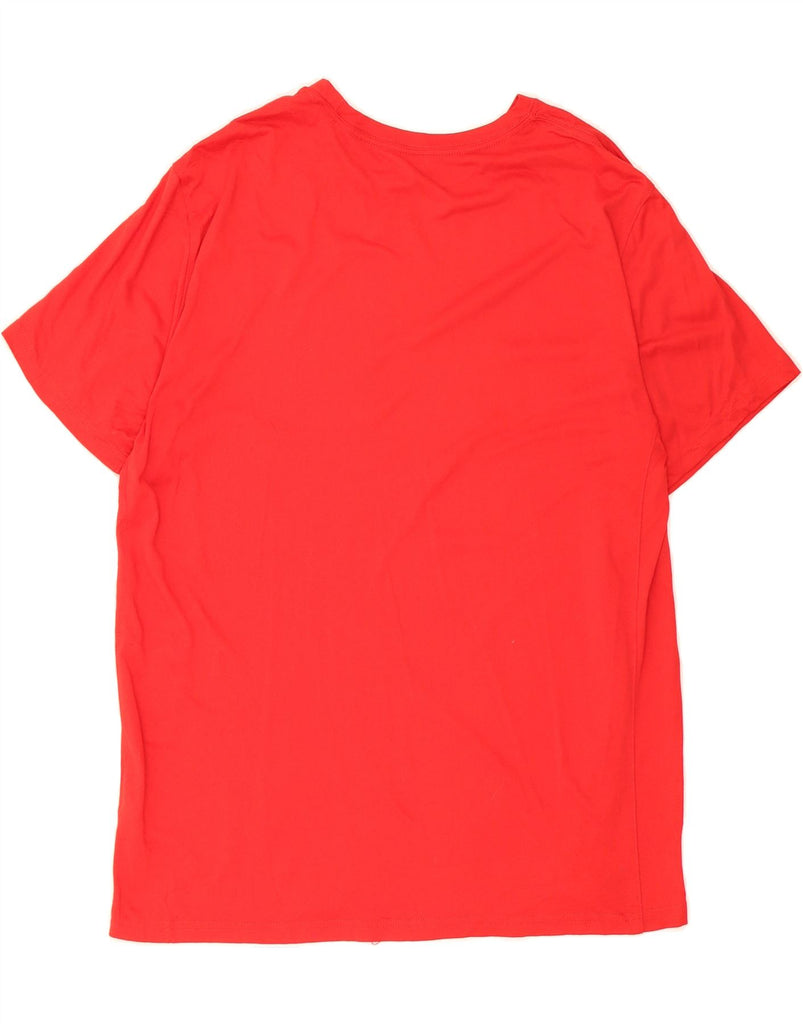NIKE Mens Ohio State Graphic T-Shirt Top XL Red Polyester Vintage Nike and Second-Hand Nike from Messina Hembry 