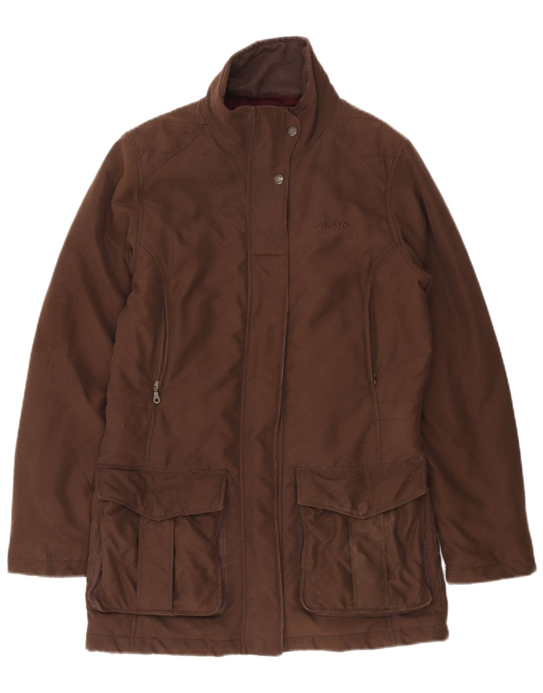 Musto Womens Utility Jacket UK 12 Medium Brown Polyester