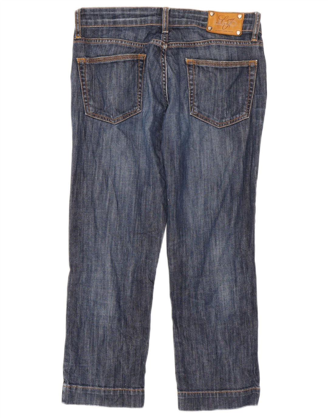 Liu Jo Womens Cropped Jeans W30 L24 Navy Blue