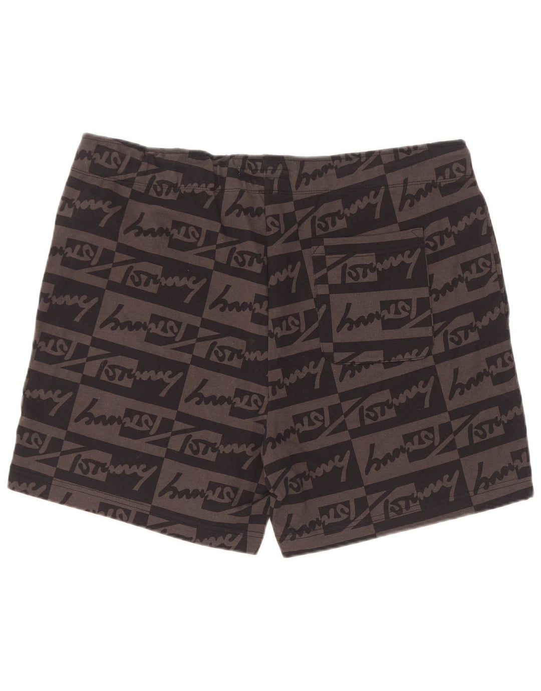 Tommy Hilfiger Mens Graphic Sport Shorts Large Grey Cotton