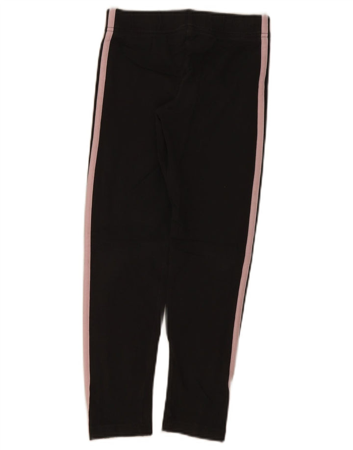 Adidas Girls Leggings 9-10 Years Grey Cotton