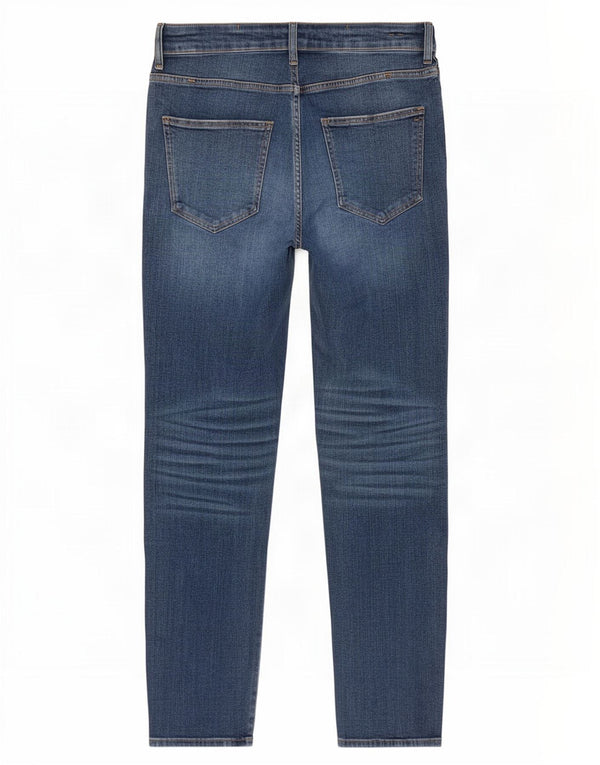 Zara Mens Distressed Slim Jeans EU 42 Large W32 L29 Blue Cotton