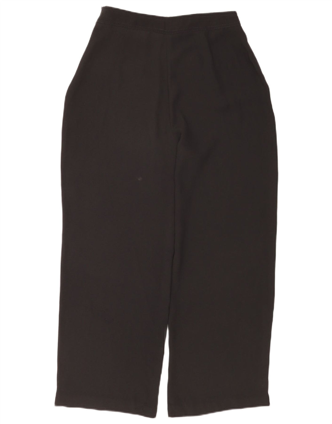 Zara Womens Loose Fit Cropped Trousers EU 40 Medium W30 L26 Black Polyester