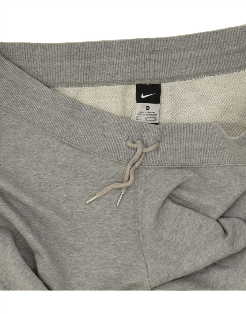 NIKE Mens Tracksuit Trousers XL Grey Cotton | Vintage Nike | Thrift | Second-Hand Nike | Used Clothing | Messina Hembry 