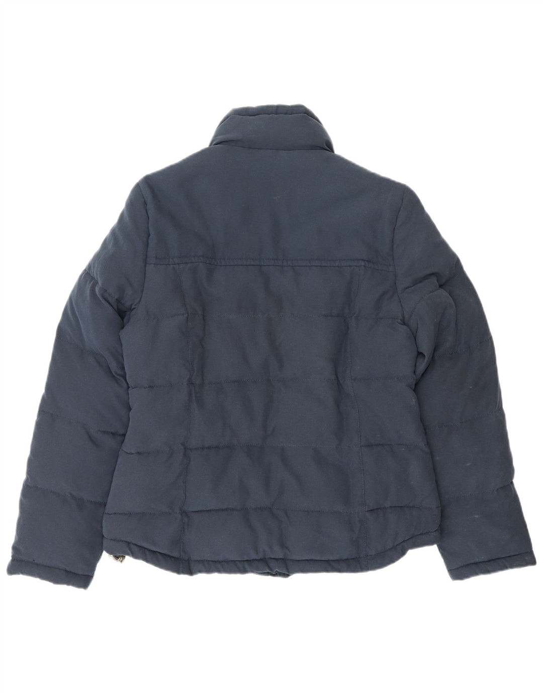 Joules Womens Padded Jacket UK 12 Medium Navy Blue Polyester