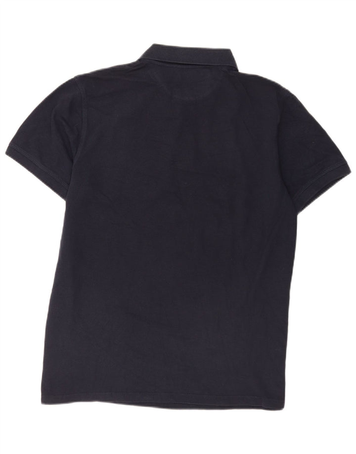 Timberland Mens Polo Shirt Large Navy Blue Cotton