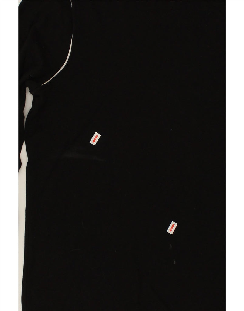 ARMANI EXCHANGE Mens Top Long Sleeve Large Black Cotton | Vintage Armani Exchange | Thrift | Second-Hand Armani Exchange | Used Clothing | Messina Hembry 