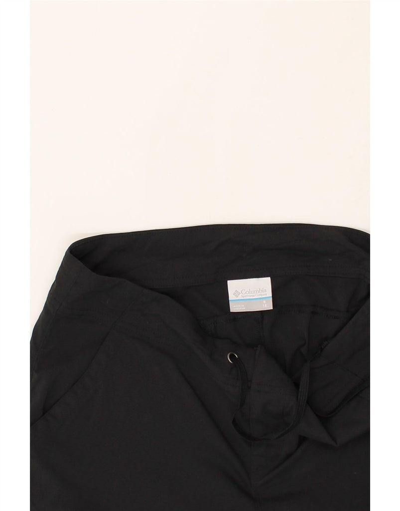 COLUMBIA Womens Capri Trousers US 8 Medium W32  Black Nylon Vintage Columbia and Second-Hand Columbia from Messina Hembry 