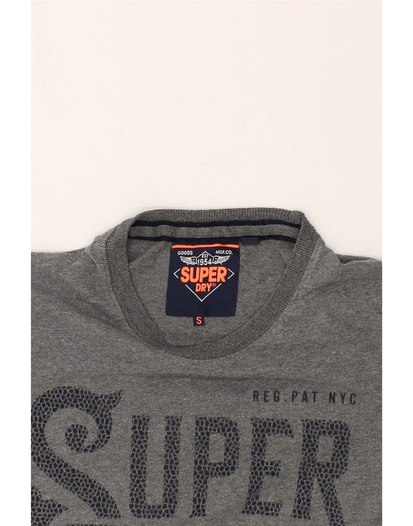 SUPERDRY Mens Graphic T-Shirt Top Small Grey Cotton | Vintage Superdry | Thrift | Second-Hand Superdry | Used Clothing | Messina Hembry 