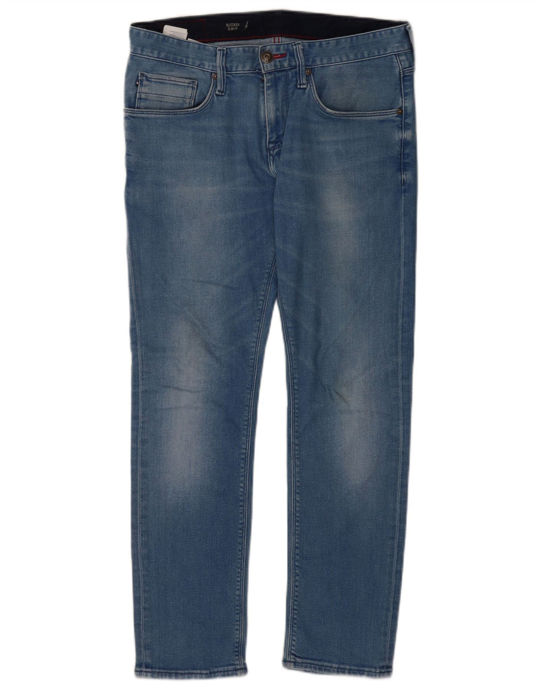 Tommy Hilfiger Mens Bleecker Slim Jeans W32 L30 Blue Cotton