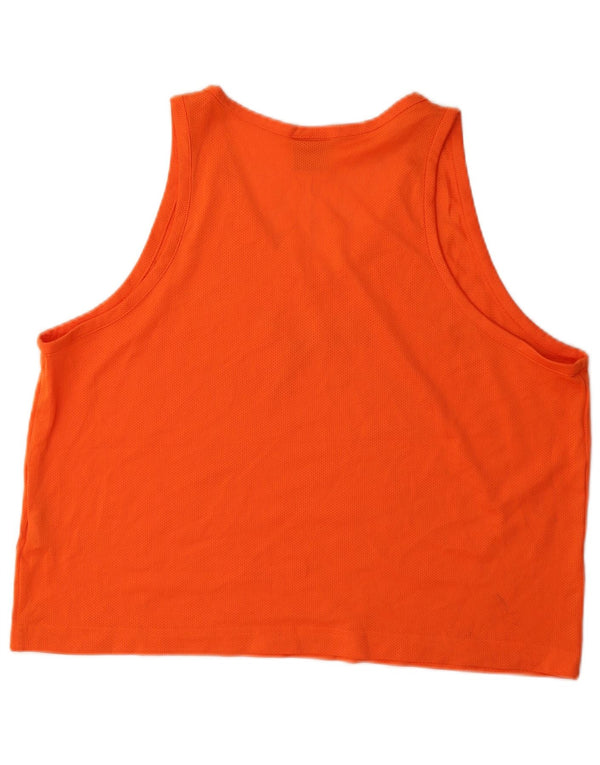 Puma Mens Graphic Vest Top XL Orange Polyester
