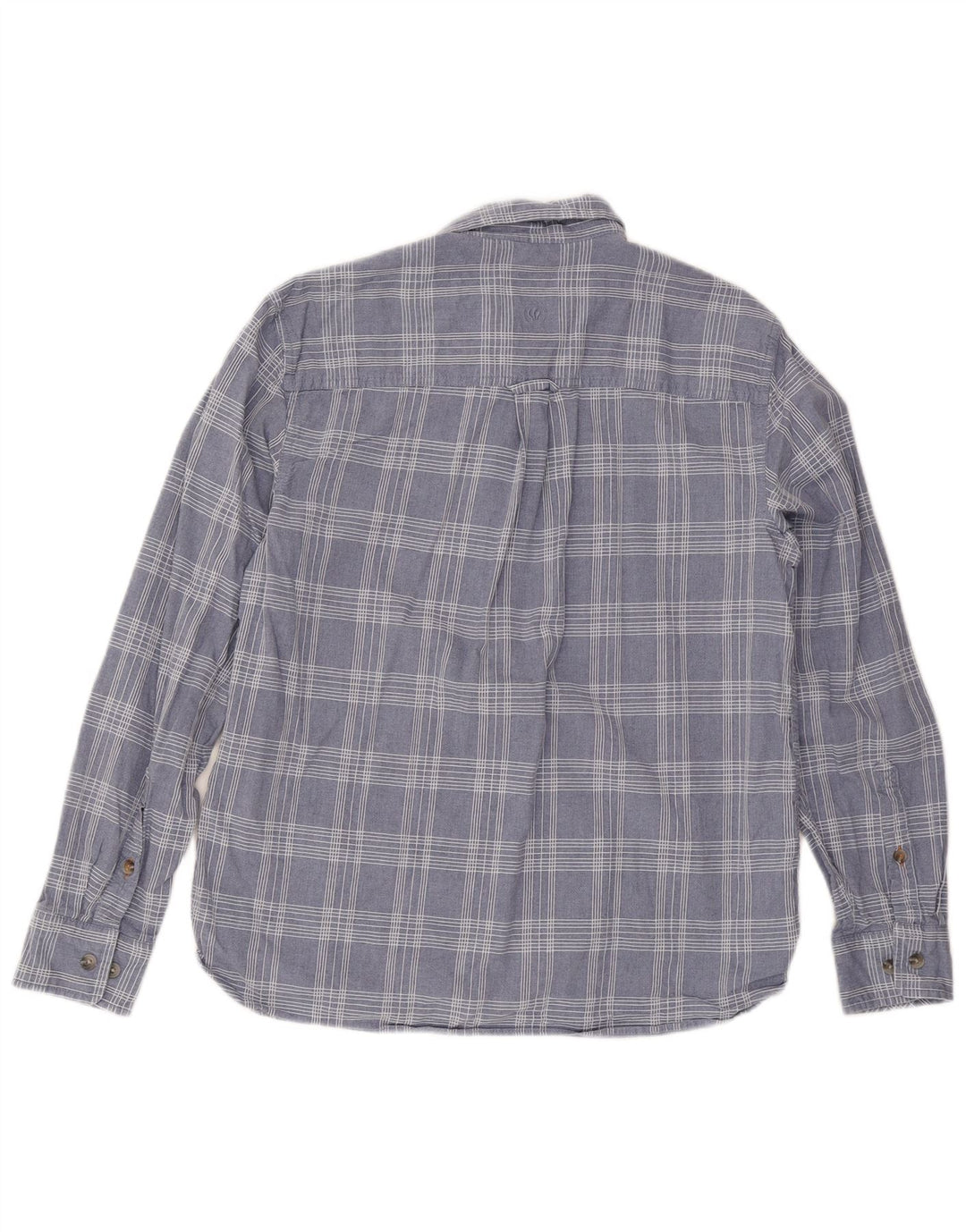 Fat Face Mens Shirt Large Blue Check Cotton
