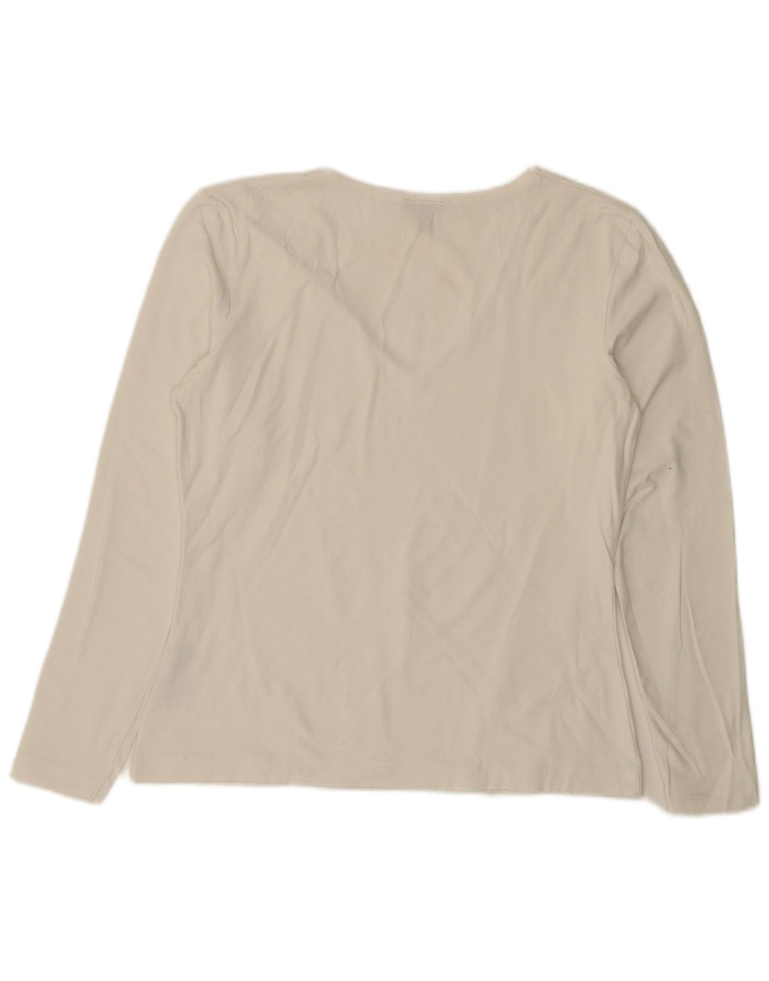GANT Womens Top Long Sleeve UK 18 XL White Cotton