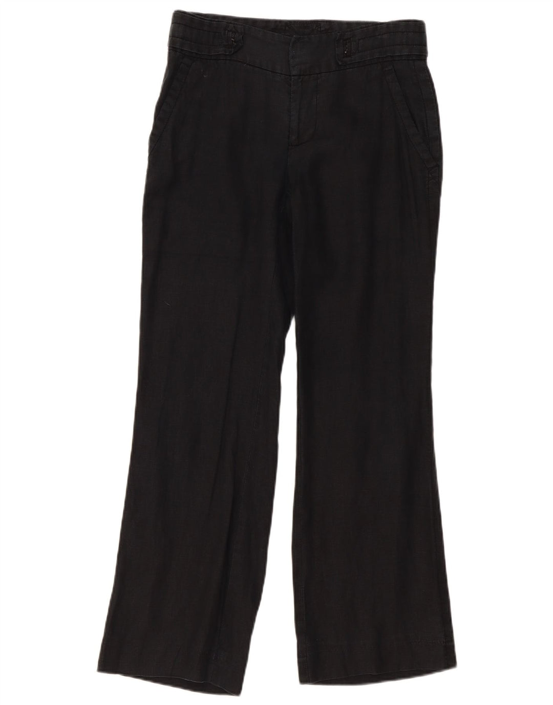 Zara Womens Bootcut Casual Trousers Small W26 L30 Black