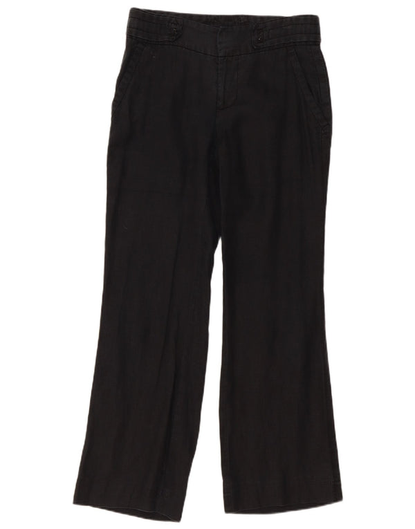 Zara Womens Bootcut Casual Trousers Small W26 L30 Black