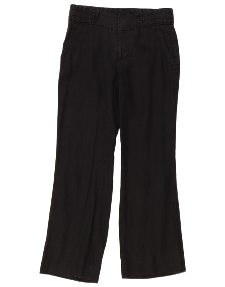 Zara Womens Bootcut Casual Trousers Small W26 L30 Black
