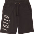 LOTTO Mens Graphic Sport Shorts Medium  Black Cotton Vintage Lotto and Second-Hand Lotto from Messina Hembry 