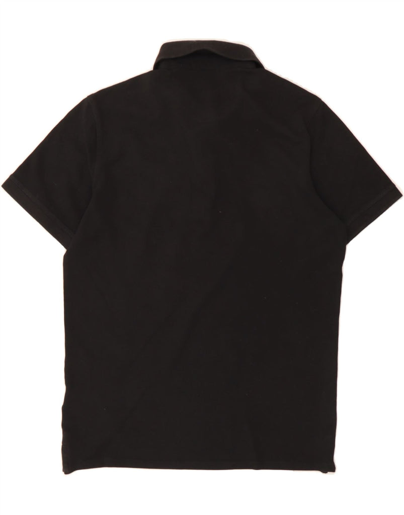 GUESS Mens Polo Shirt Small Black Cotton Vintage Guess and Second-Hand Guess from Messina Hembry 