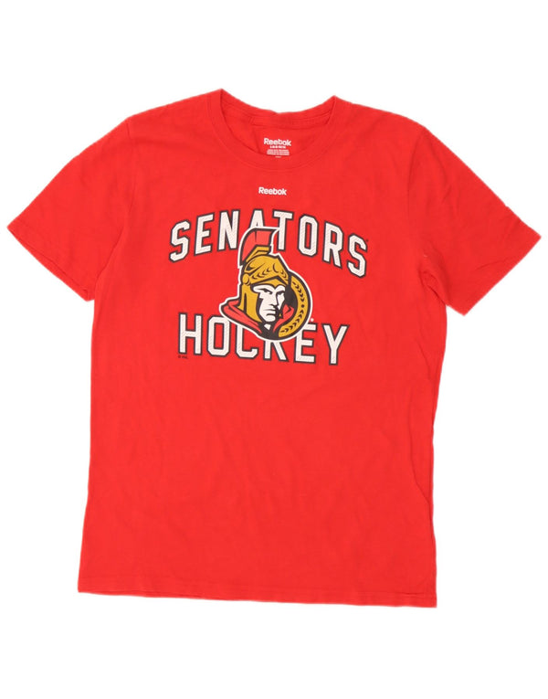 Reebok Boys Ottawa Senators Graphic T-Shirt Top 14-15 Years Large Red