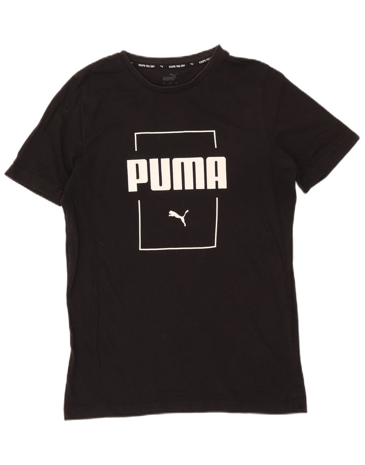 Puma Mens Graphic T-Shirt Top Small Black